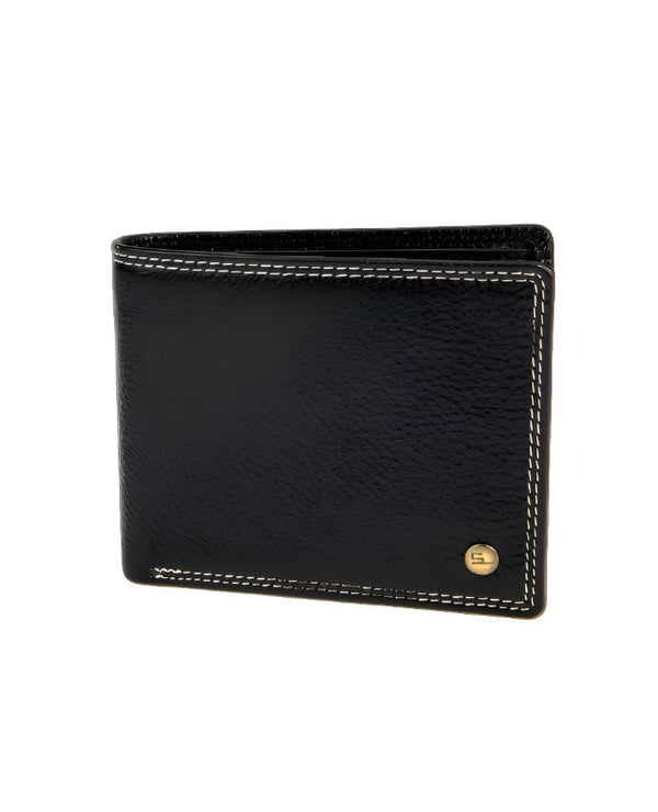 Men Leather Wallet (BLACK) 14914