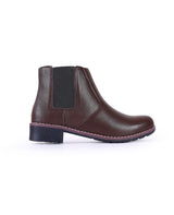 Ladies brown ankle shoes 19936