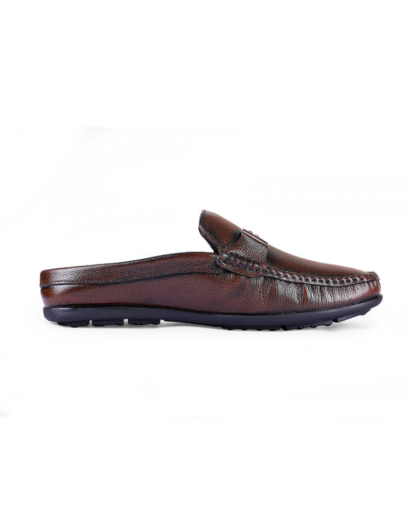 Leather half shoes for on sale mens