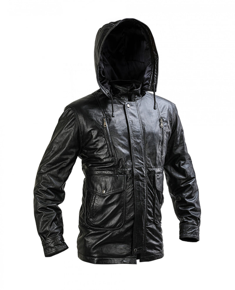 203906 Men Leather Jacket
