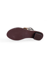 ladies heel black chappals 20546