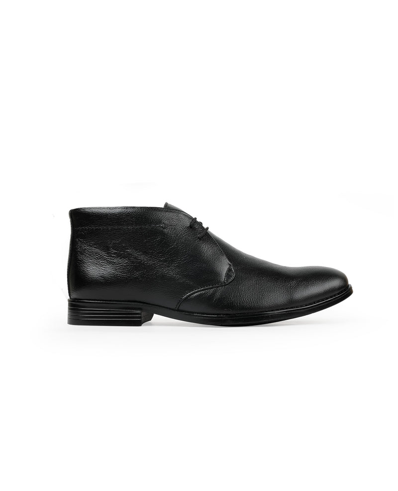 MEN LEATHER ANKLE SHOE 205904