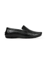 Men's leather loafer black Shoes  205907