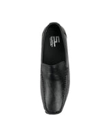 Men's leather loafer black Shoes  205907