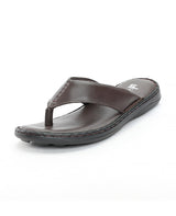 Men's Leather brown chappals 117412