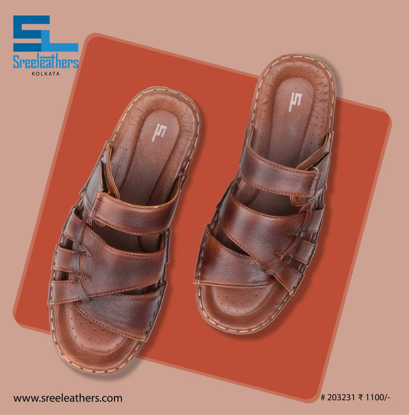 GENTS LEATHER CHAPPAL 203231