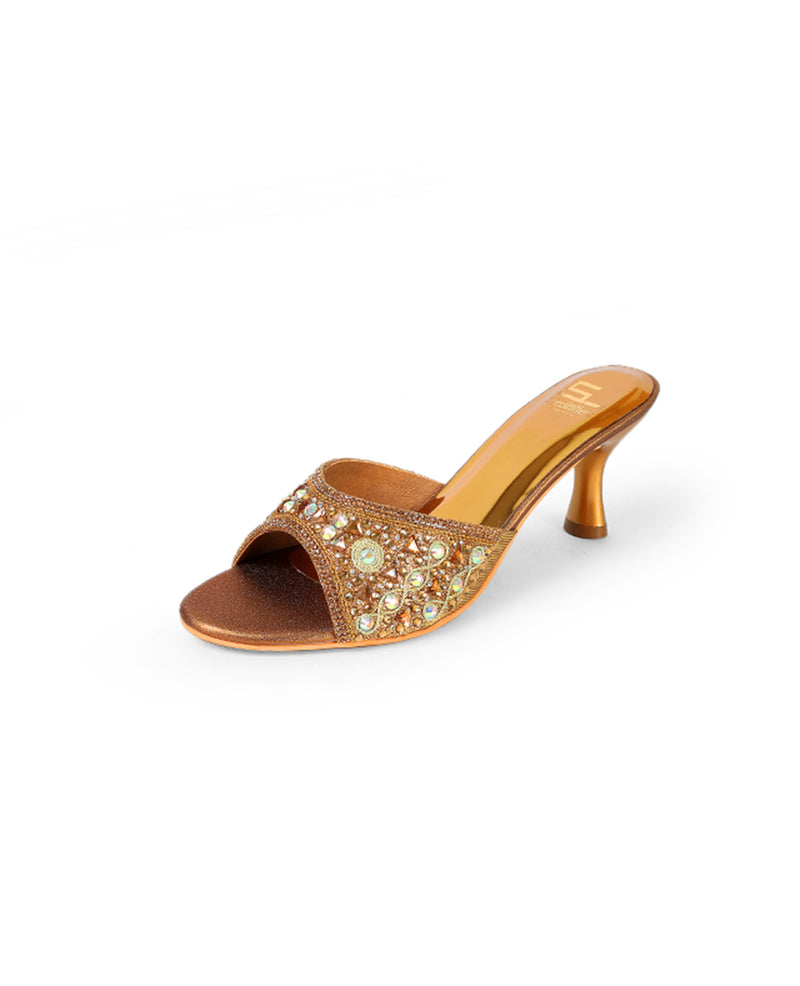 Buy online Solid Slip On Block Heel Sandal from heels for Women by Mehnam  for ₹949 at 74% off | 2024 Limeroad.com