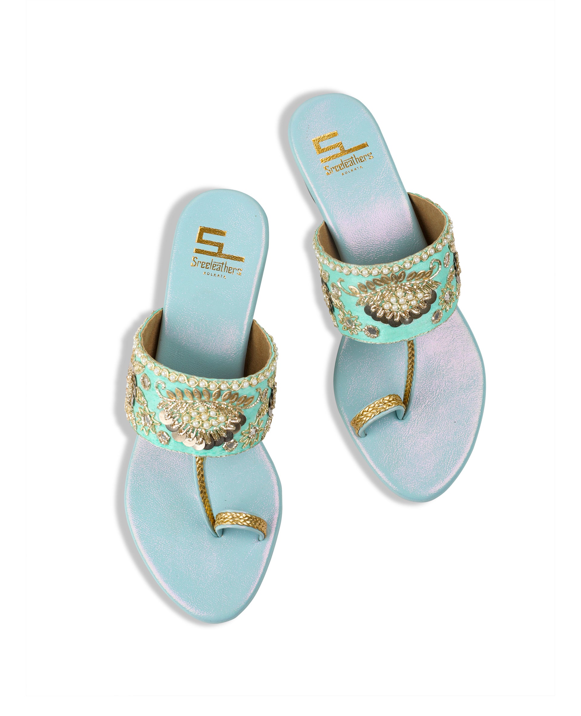 LADIES HEEL PARTY WEAR CHAPPAL 401053 Sreeleathers Ltd