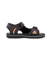 Men brown floaters 45378