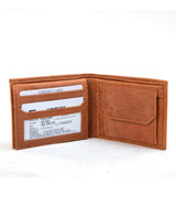 MEN LEATHER WALLET(TAN) 502380