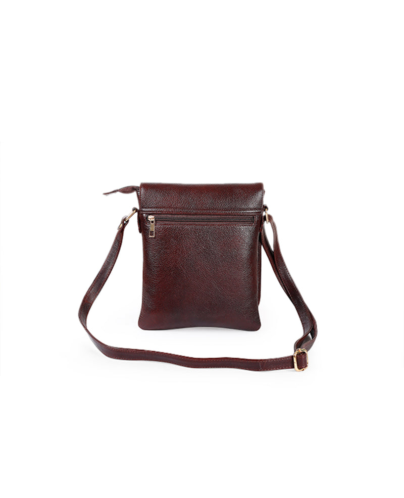 Modern Stylish Leather Sling Bag |Handcrafted Stylish Leather Shoulder Bag  - Leather Bags - FOLKWAYS