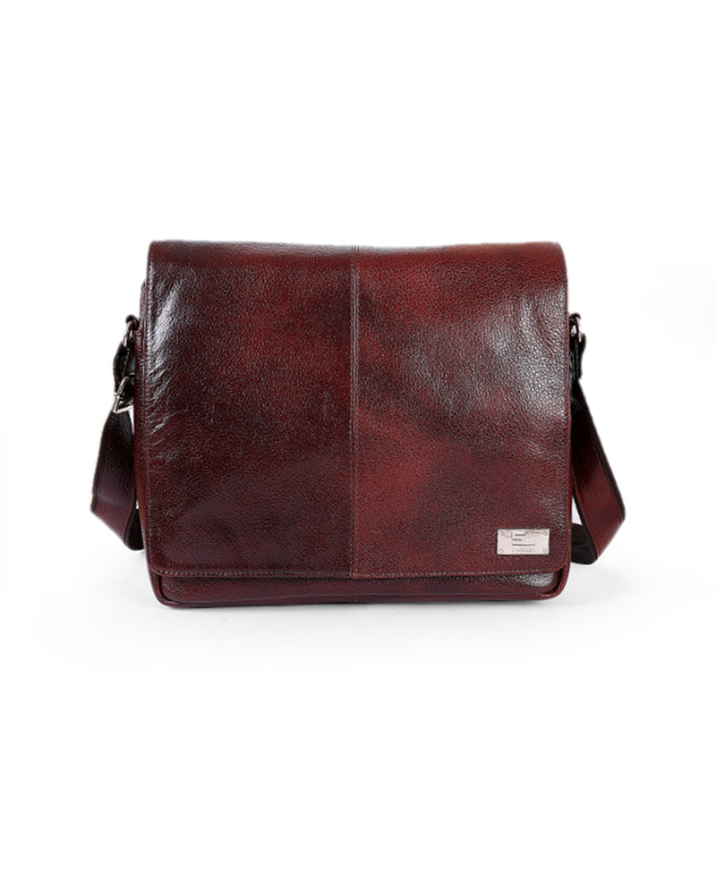 68019 Leather Side Bag