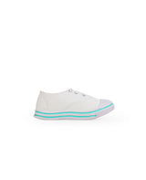 School shoes white PT canvas tennis for kids  (9 years to 13years)  77281