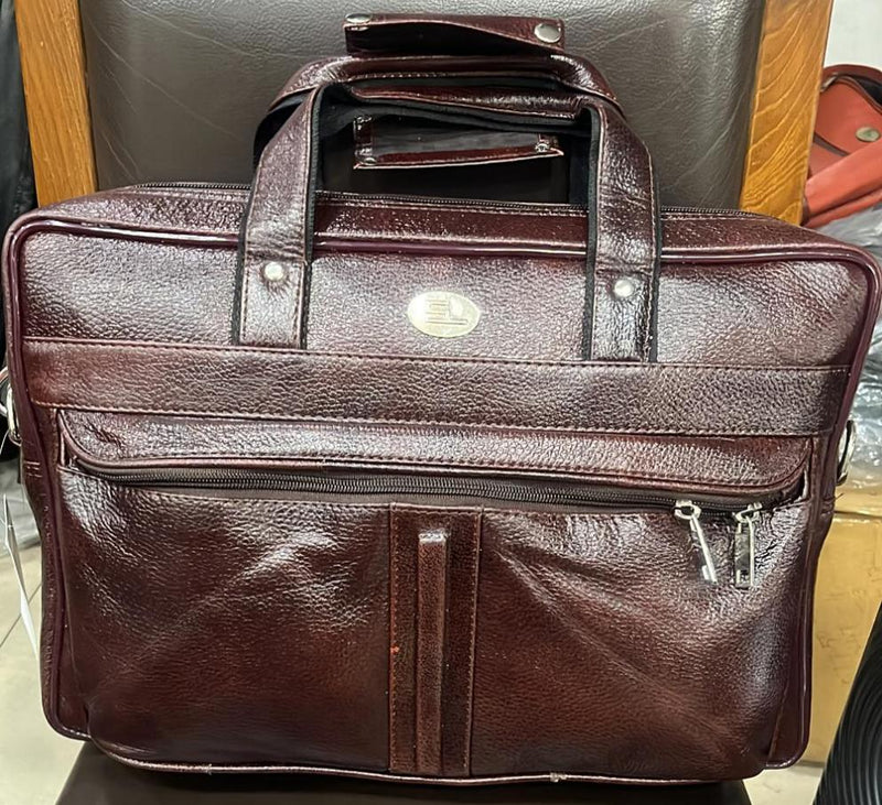 63027 Leather Portfolio Bag