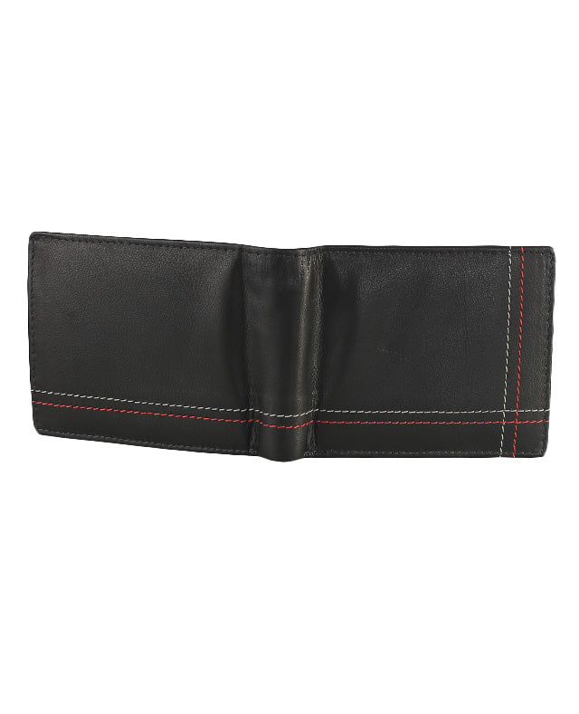 107126  Men Leather Wallet(Black)