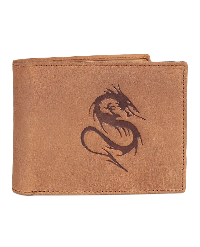 Men Leather Wallet 102358( Dragon)