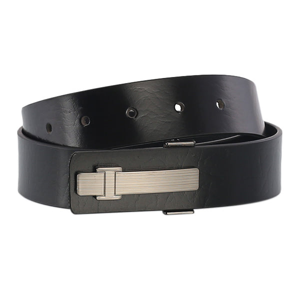 Men Leather Belt (Black) 13878 – Sreeleathers Ltd