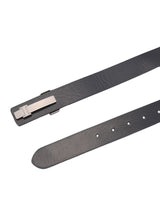 Men's leather black belt (Assorted Buckles) 13879