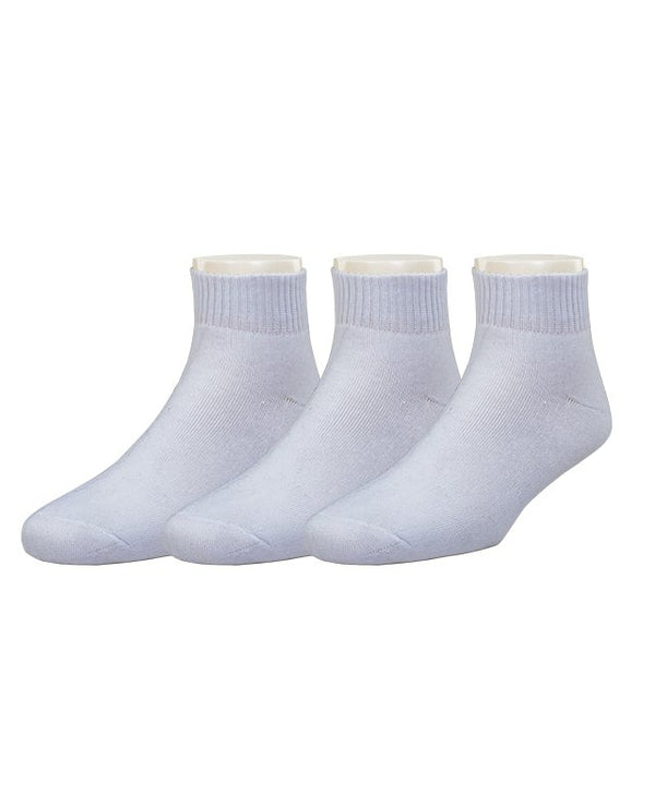 60993 Men Socks  (WHITE) (PACK OF 3)